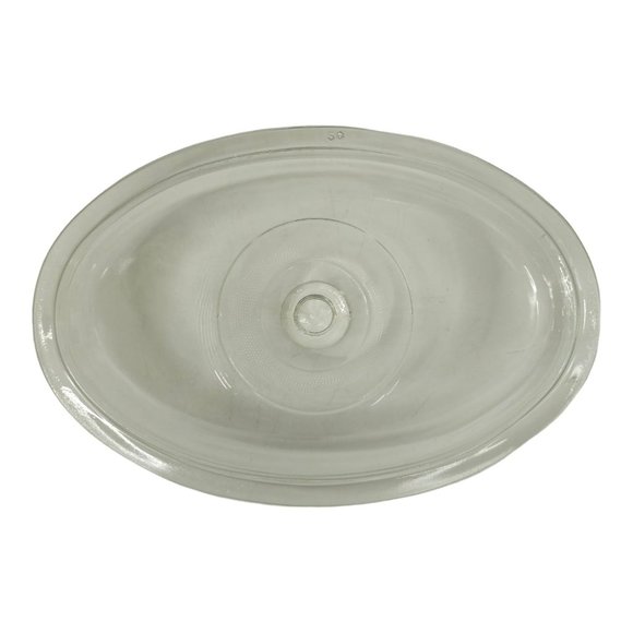 Vintage Glasbake J235 1Qt Casserole Dish Herb Garden Pattern With Lid Milk Glass - Picture 6 of 16